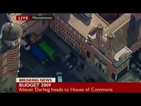 Lurking in the background during live broadcasts Budget Day 2009